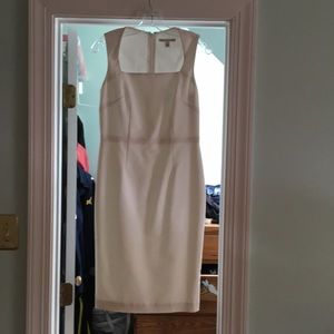 Classic white sheath dress